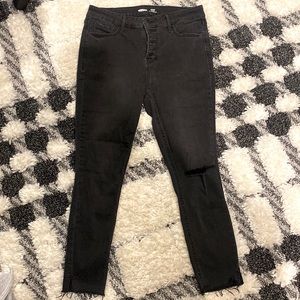 Women’s sz 12 Rockstar black skinny jeans